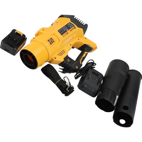 Souffleur feuilles sans fil 2 batteries chargeur – 3 vitesses 1000W haute puissance 20V main patio jardin EU (1/2)