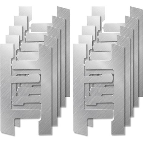 Lot de 30 supports de boîte d'interrupteur avec clips en F et sangles de fixation pour boîte électrique, munis d'oreilles pour plâtre. (1/5)