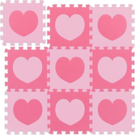 Tappetino puzzle a cuore da 18 pezzi 8