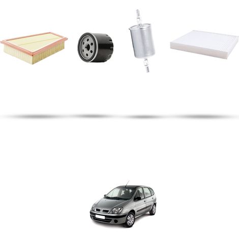 Kit tagliando 4 filtri compatibile con Renault Scenic I 1.6 16v 81kw Dal 1999 (1/5)