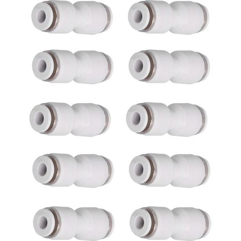 Raccord pneumatique droit à connexion rapide pour tubes (PU16 (10 pièces)) (1/5)
