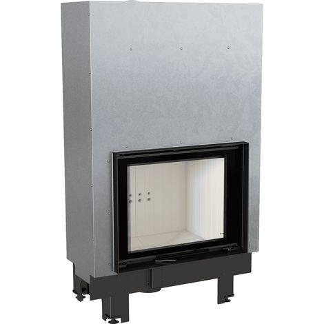 Kamineinsatz aus Stahl KRATKI MBZ 13 kW Ø 200 mit Schiebetür (1/5)