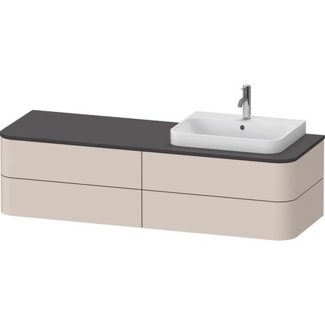 Mobiletto sotto console HAPPY D.2 P 408x1600x550mm per lavabo da appoggio Happy D.