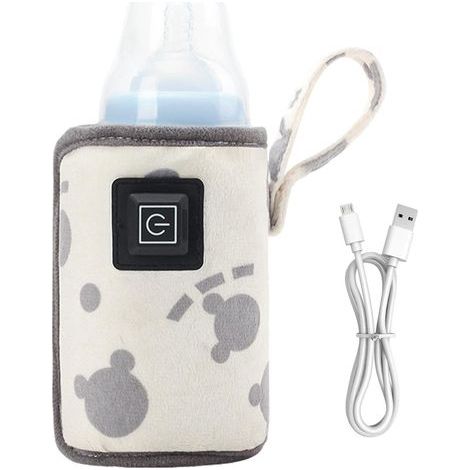 Chauffe-biberon portable à chauffage rapide, rechargeable, avec sac isotherme Chauffe-biberon de voyage avec sac isotherme et accessoires de voyage (1/5)