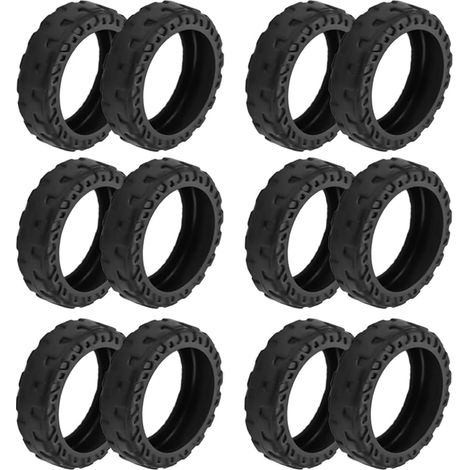 12 Piece Suitcase Wheel Protector, Shock Absorbing Dust-Proof and Scratch-Resistant with Noise Reduction for Most Hand Luggage Accessories, Office Chair(Black) (1/5)