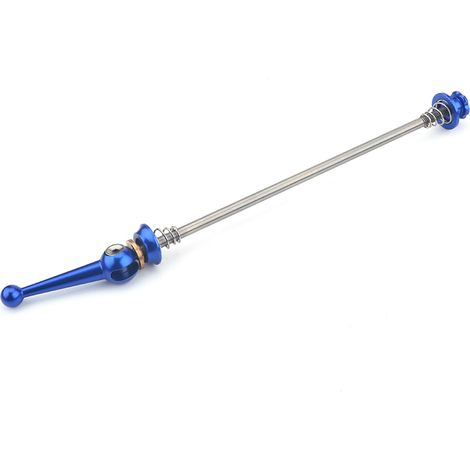 Lot de 2 axes de roue à dégagement rapide ultralégers en alliage de titane, pièces de rechange pour vélo (bleus) (1/5)