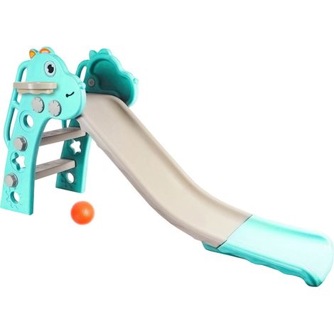 Aga4Kids Tobogán con asa 130 cm DS3701 Verde claro (1/4)
