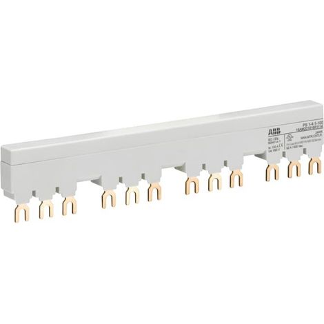 Peigne d'alimentation 100A Max pour 4 MS116/132 avec 1 contact auxilliaire 1SAM201916R1114 ABB H440065