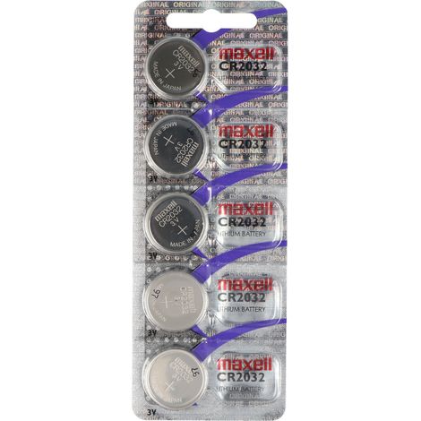Maxell CR2032 Lithium Knopfzelle 3V 5er Blister (1/5)
