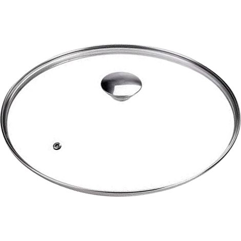 COPERCHIO VETRO E ACCIAIO ALLEGRO INOX Ø cm. 20 - MONETA