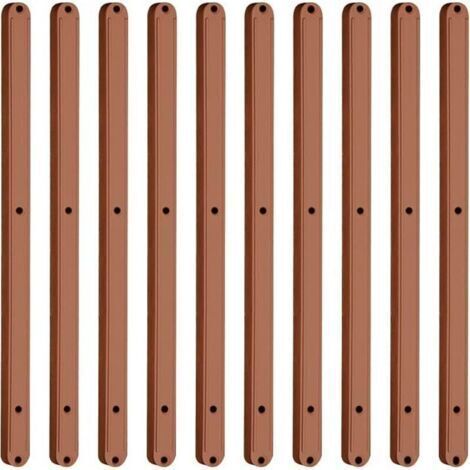 Lot de 10 glissières de tiroir en plastique 298 mm – Design caché silencieux – Résistant à l'usure – Pour armoires et tiroirs extensibles (1/4)