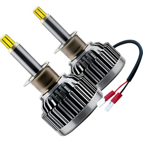 USHOBE Ampoule H1 LED pour Voiture 1 Paire, Éclairage Ultra (1/5)