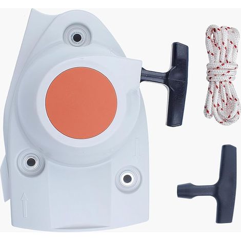 Démarreur à Rappel pour STIHL TS410 TS420 TS480I TS500I TS 410 420 480I 500I Tronçonneuse avec 1M Corde de Démarreur À Rappel+ Poignées de Démarrage à Recul Accessoires (1/5)