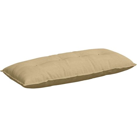 Coussin de Dos Vert gris 120 x 50 cm Tissu en velours côtelé