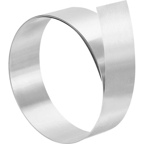 0,79 Pouce X 78,7 Pouces Aluminium Flashing, Aluminium Flashing Roll Toiture Feuille de Métal Bande Feuille Rouleau 0,1 mm Shim pour Toits Gouttières Porte (1/5)