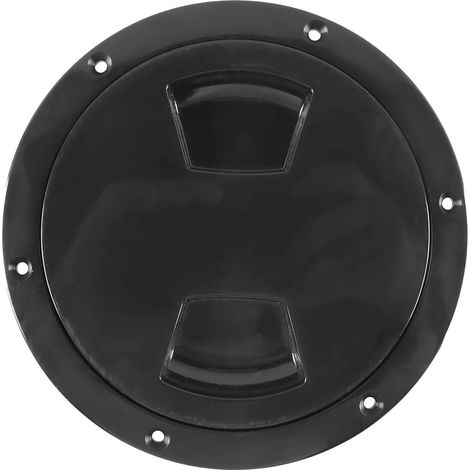Trappe d'inspection marine 5 pouces - 1 unité - ABS noir - Étanchéité optimale - Pour bateau et camping-car - 17,1 x 1,7 cm (1/5)