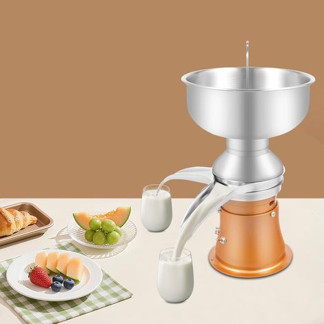 Elektrische Milchzentrifuge 5L 50L/H Einstellbare Milchcremeabscheider, Milchseparator Milchcreme-Separator Maschine für Kuhmilch, Ziegenmilch, Bauernhaus