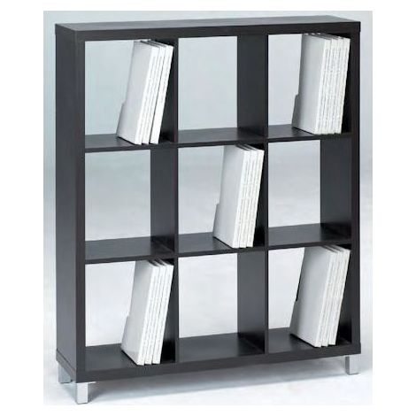 Estanteria Kubox 3x3 negro