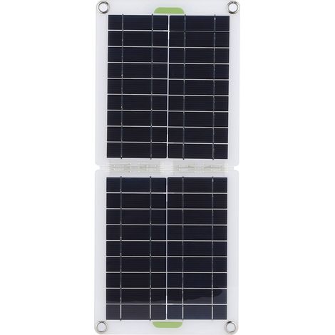 Panneau solaire pliable 30 W, chargeur portable USB-C pour voiture, camping-car, yacht, charge d'urgence en extérieur (1/5)