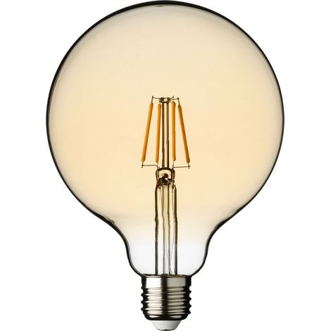 Bombilla E27 Vintage Globo Ø 125 Blanco Cálido 4W