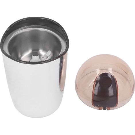 Elektrische Kaffeemühle (200 W), Edelstahlklingen, Gewürzmühle, Getreidemühle mit Ein-Knopf-Funktion für Kräuter, 220-V-EU-Stecker (1/5)