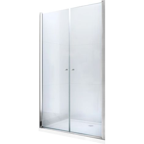 Mexen Texas Drehbare Duschtür 100 cm, Transparent, Chrom - 880-100-000-01-00 (1/4)