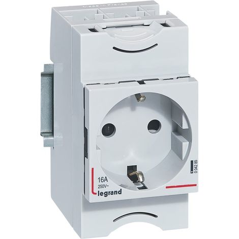 Presa modulare 2P+T 10-16A 250V standard tedesco – 2,5 moduli - LEG004285