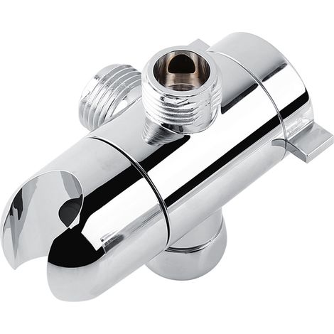 3-Wege-Duschkopfumsteller mit Wandhalterung, Messing-Umstellventil, Badezimmer, Montagesatz (1/5)