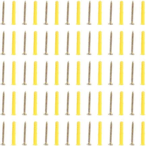 Lot de 100 chevilles d'expansion murale