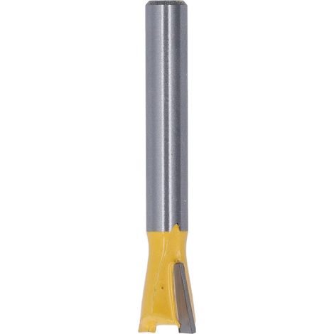 Fraise à queue conique 6mm acier tungstène carbure revêtement PTFE pour gravure bois couleur jaune 1 pièce (1/5)