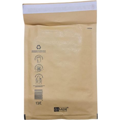 100 Pezzi Busta Imbottita Per Spedizione 13/C Interno 15X21CM (1/2)