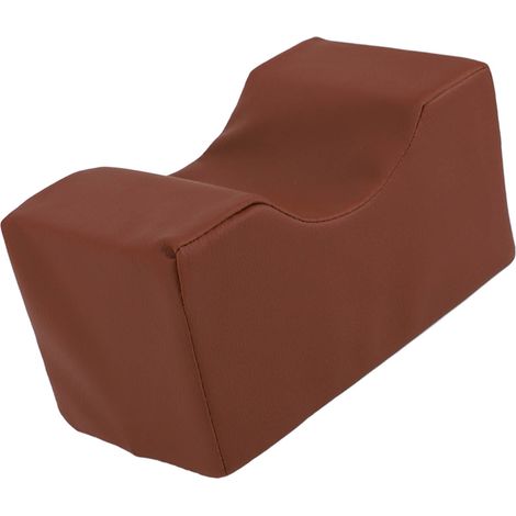 Coussin de cheville, rehausseur de pied en éponge respirante anti-escarres, repose-jambes, coussin surélevé pour soulager les blessures des personnes âgées, marron (1/5)