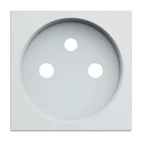 Hager Gallery WXD100B Abdeckung für Steckdose - 2P+T - Weiß