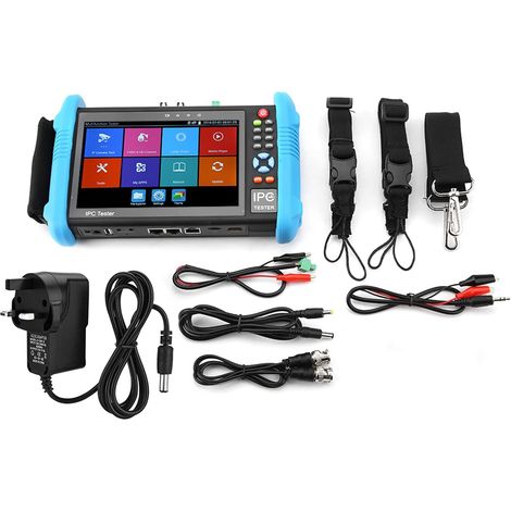 Ej.Life IP Kamera Tester 1080P CCTV Tester HDMI Tester mit 7 Zoll IPS Touchscreen CCTV CVBS Analog Tester mit POE/WIFI/8G-TF-Karte/HDMI-Ausgang/RJ45 TDR/Dual Window Test/Firmware(IPC-9800-Plus) (1/5)