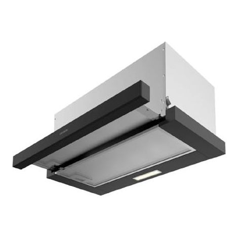 Cecotec – Hotte aspirante télescopique 60 cm – Puissance d'aspiration 350m3/h – Moteur 70W – Commande mécanique – Éclairage LED – Filtre à charbon (1/5)