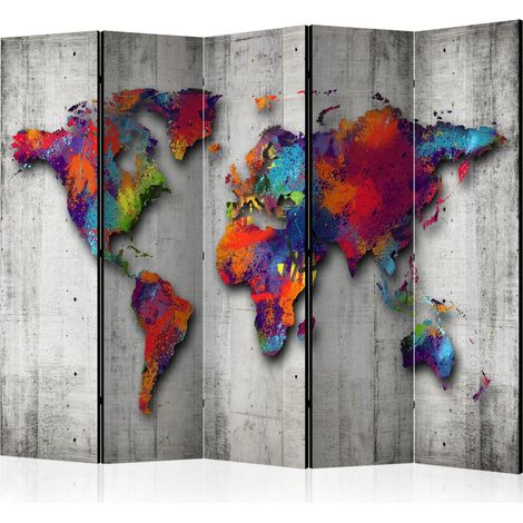 Paravento - Concrete World [Room Dividers] - 225x172 (1/4)
