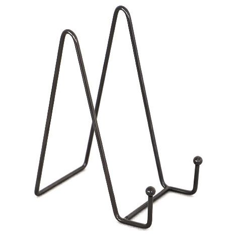 Présentoirs pour assiettes - Chevalet en fer noir - Présentoirs - Supports à structure métallique - Supports pour photos, images, assiettes décoratives et vaisselle (1/5)