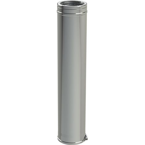 TEN – Conduit de fumée 1000mm inox 316 – Longueur 1000mm – Diamètre 150-200mm – Bride incluse (1/5)