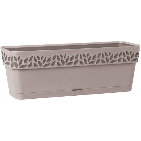 BALCONETTA RETTANGOLARE 'CLOE' lt.9,5 - greige/grigio quarzo