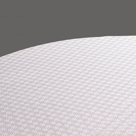 Protège table bulgomme épais 135 cm – Nappe ronde imperméable et anti-choc – Épaisseur 0,2 cm – Revêtement anti-tache