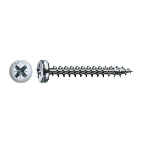 VITE SPAX TESTA CILINDRICA CROCE TUTTO FILETTO WIROX  D.4X40 mm