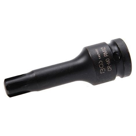 BGS Kraft-Bit-Einsatz Antrieb Innenvierkant 12,5 mm (1/2") Keil-Profil (für RIBE) M12 - 5483-M12