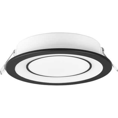 Faretto da Interno a led in Plastica Nero Opaco
