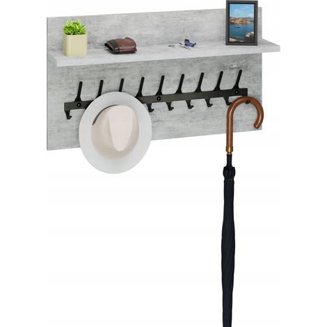 Kleiderbügel Loft 70 cm – Schwarz + Hellbeton, robust und stilvoll (1/5)