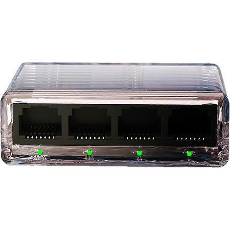 Gigabit-1000-Mbit/s-RJ45-LAN-Netzwerk-Switch, LAN-Hub-Adapter, Internet-Splitter, Auto-MDI/MDIX-Ethernet-Switch für WLAN-Router (1/5)