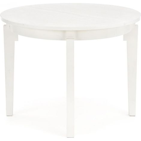 Mesa Houston 785, Blanco, 77x0x0cm, Alargamiento, Chapa de madera natural, MDF, Madera