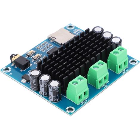 Leistungsverstärkerplatine Bluetooth 5.0 Digital 2-Kanal-Audiomodul Komponenten XHA272 (1/5)