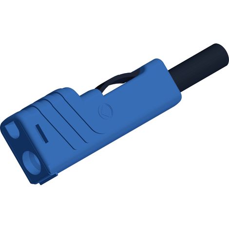 Hirschmann Test & Measurement SLS 200 Laborstecker Stecker, gerade Stift-Ø: 4 mm Blau 1 St.