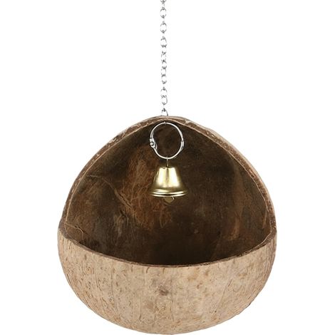 Nichoir coupe vent pour oiseaux avec design de protection style confortable accessoire nid inséparables conures calopsittes pinsons (1/5)
