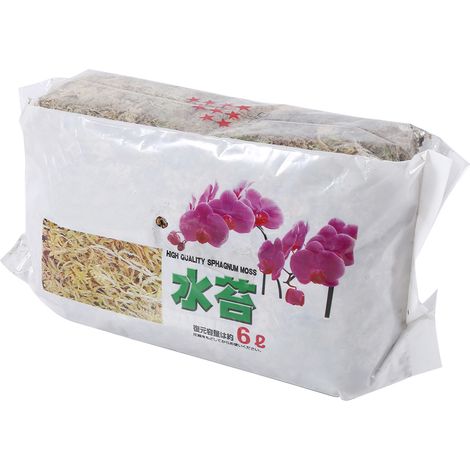 Sphaigne de Jardin 6L Terreau Organique Nutritif Hydratant pour Orchidée Phalaenopsis (1/5)